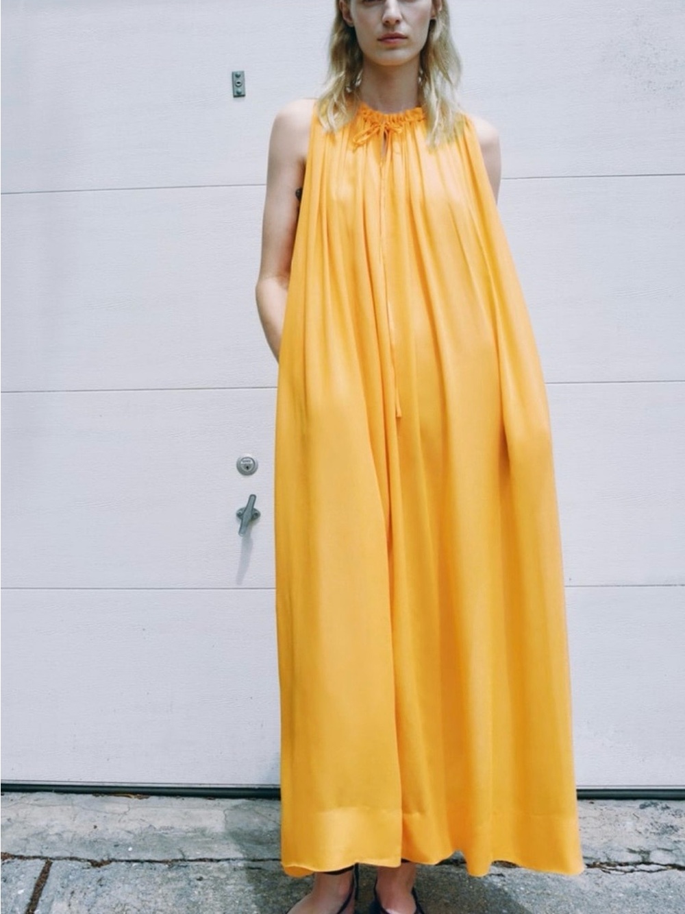 Zara sheer Maxi dress